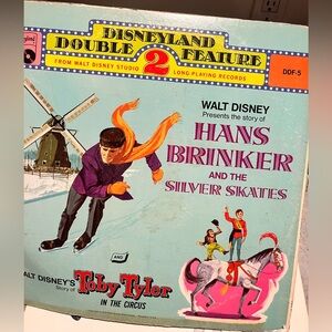 Disneyland Double feature vinyl records
